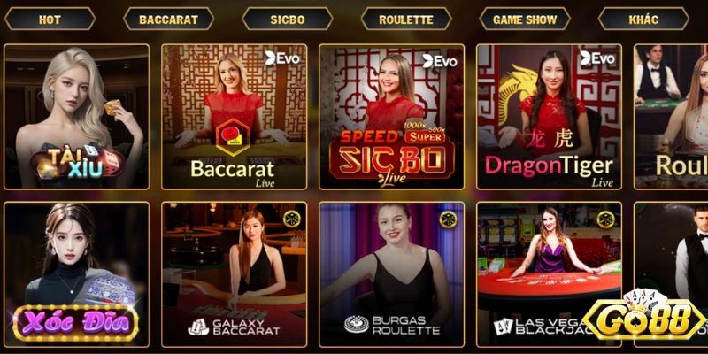 Go88 Giới thiệu về Casino Go88