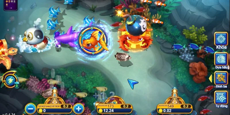 Vương Quốc Cá Mập: Game Bắn Cá Cực Đỉnh Của Nhà Cái 33win 2 Giao diện đặc sắc ấn tượng trong Vương Quốc Cá Mập